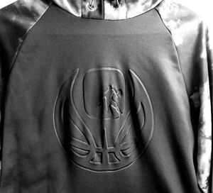 AND1 black,white&gray MENS hoodie size Small